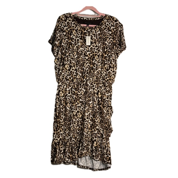 Banana Republic Leopard Print Dress Size M New With Tags - Picture 2 of 8